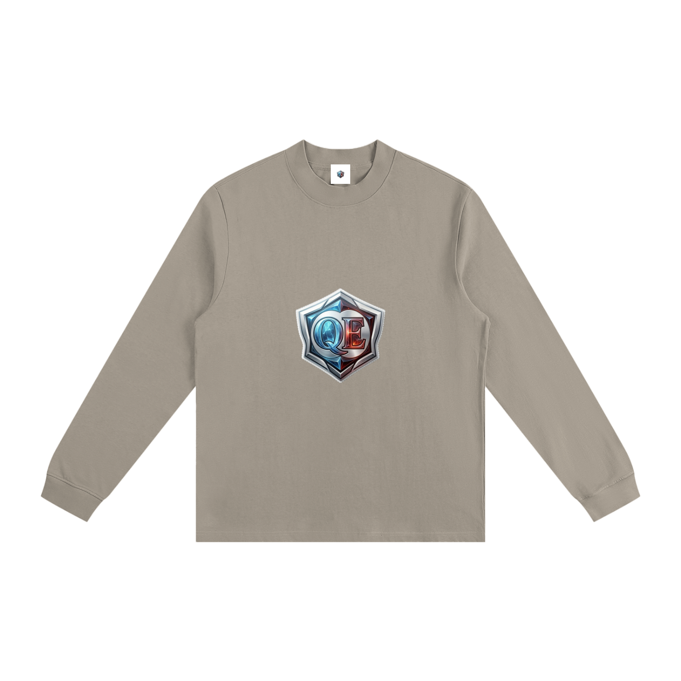 QE Shield Essential Non-Shrink Mock Neck Sweatshirt