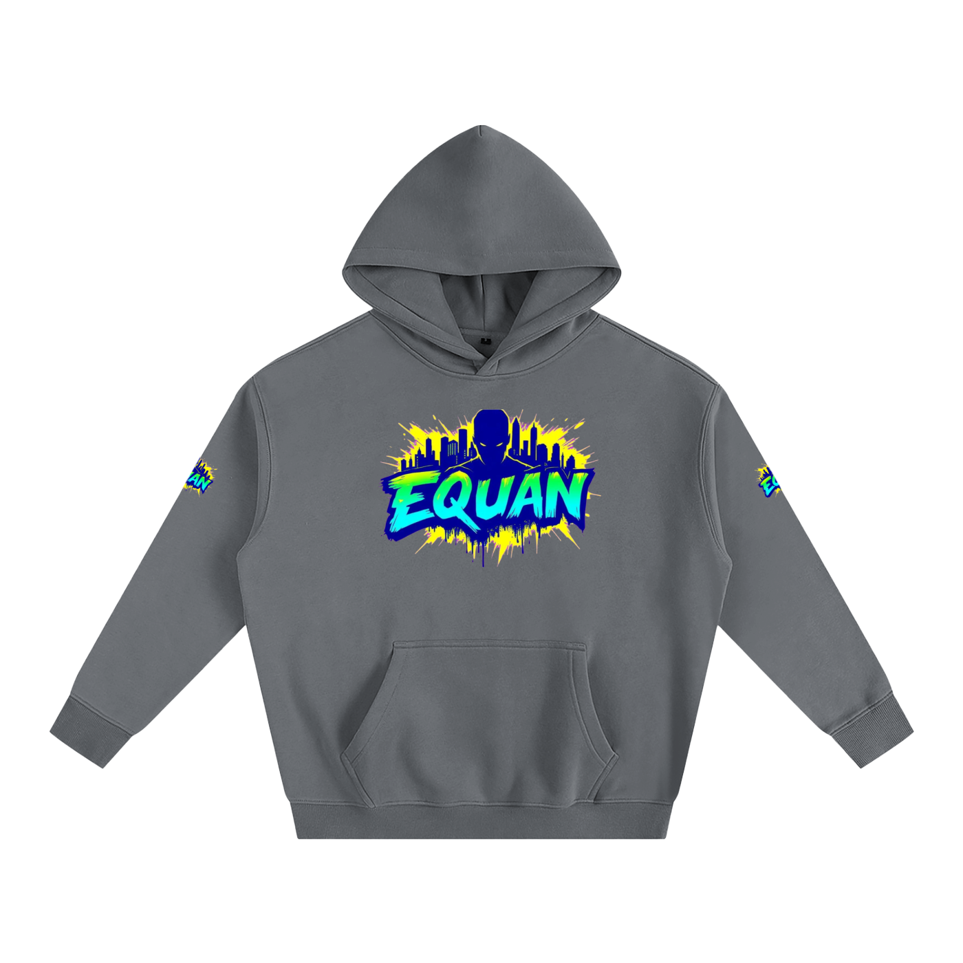 QE Oversize Fleeced Hoodie