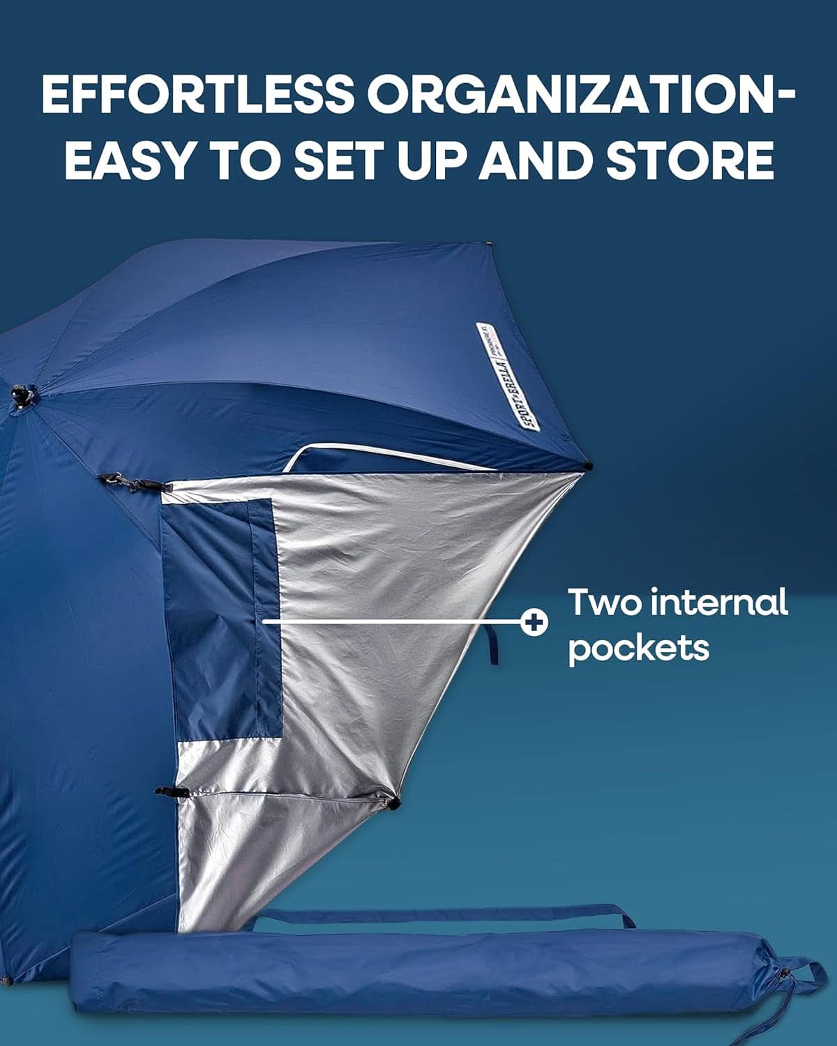 9ft Heavy Duty Outdoor Umbrella With UPF 50 Privacy Panels
