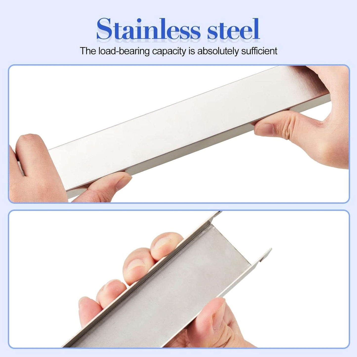 Stainless Steel Hanging File Rails 15.76 Inch Cabinets