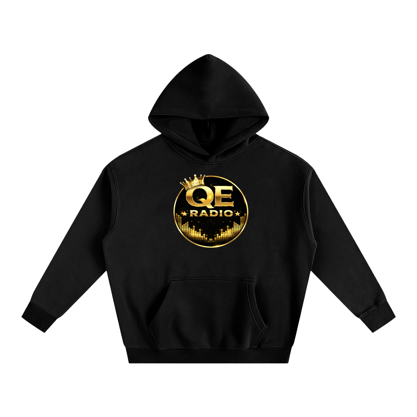 QE Radio Oversize Fleeced Hoodie