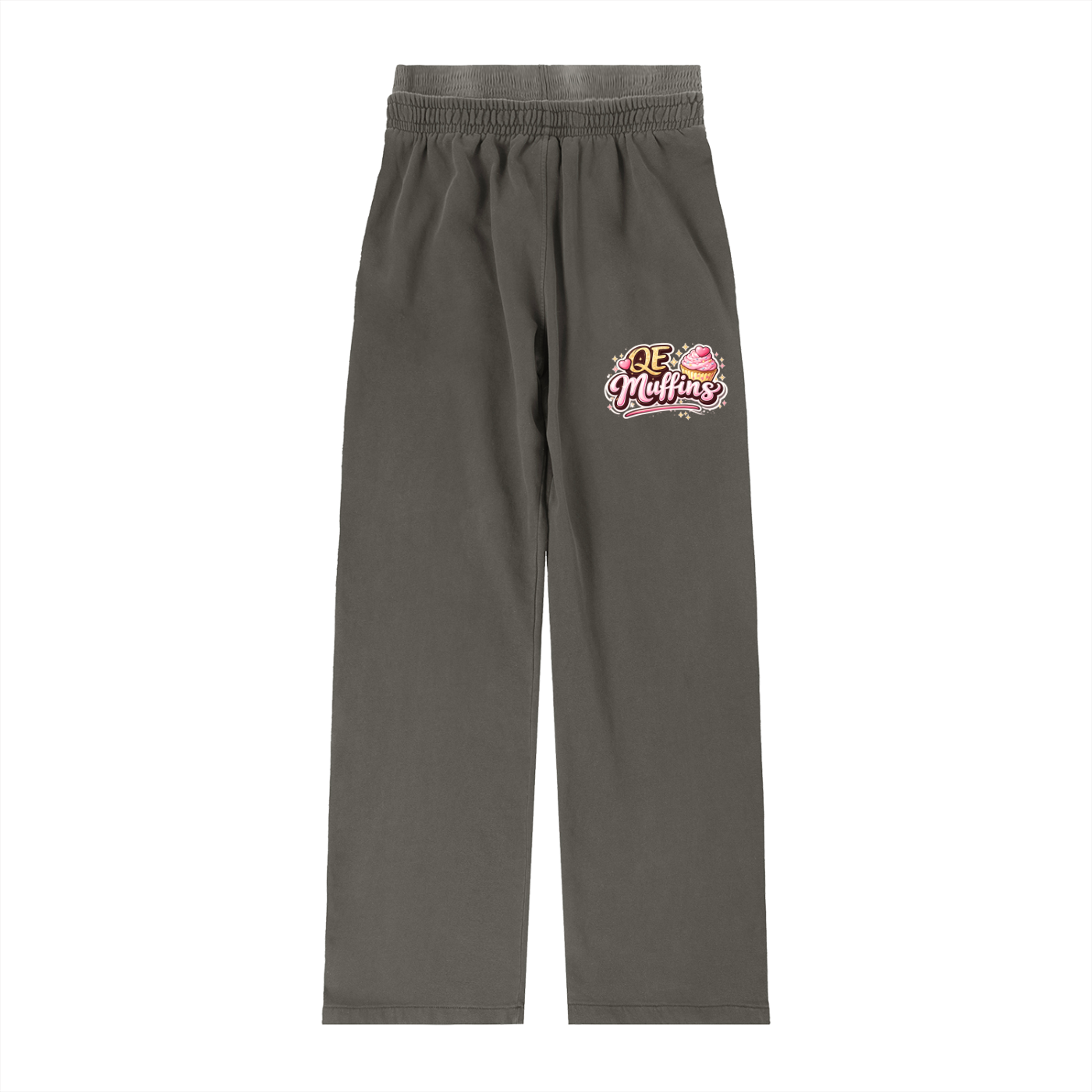 QE Muffins Vintage Washed Waist Pants