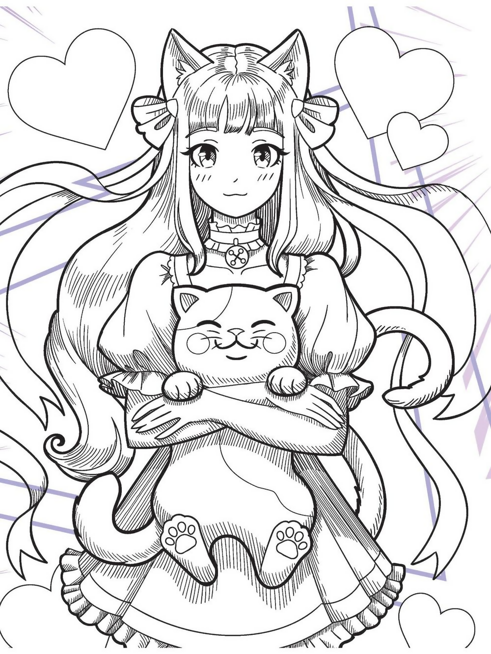 Dreamland Publications Colour Your Own Manga Book 3 With Free Manga Colouring Poster For Kids