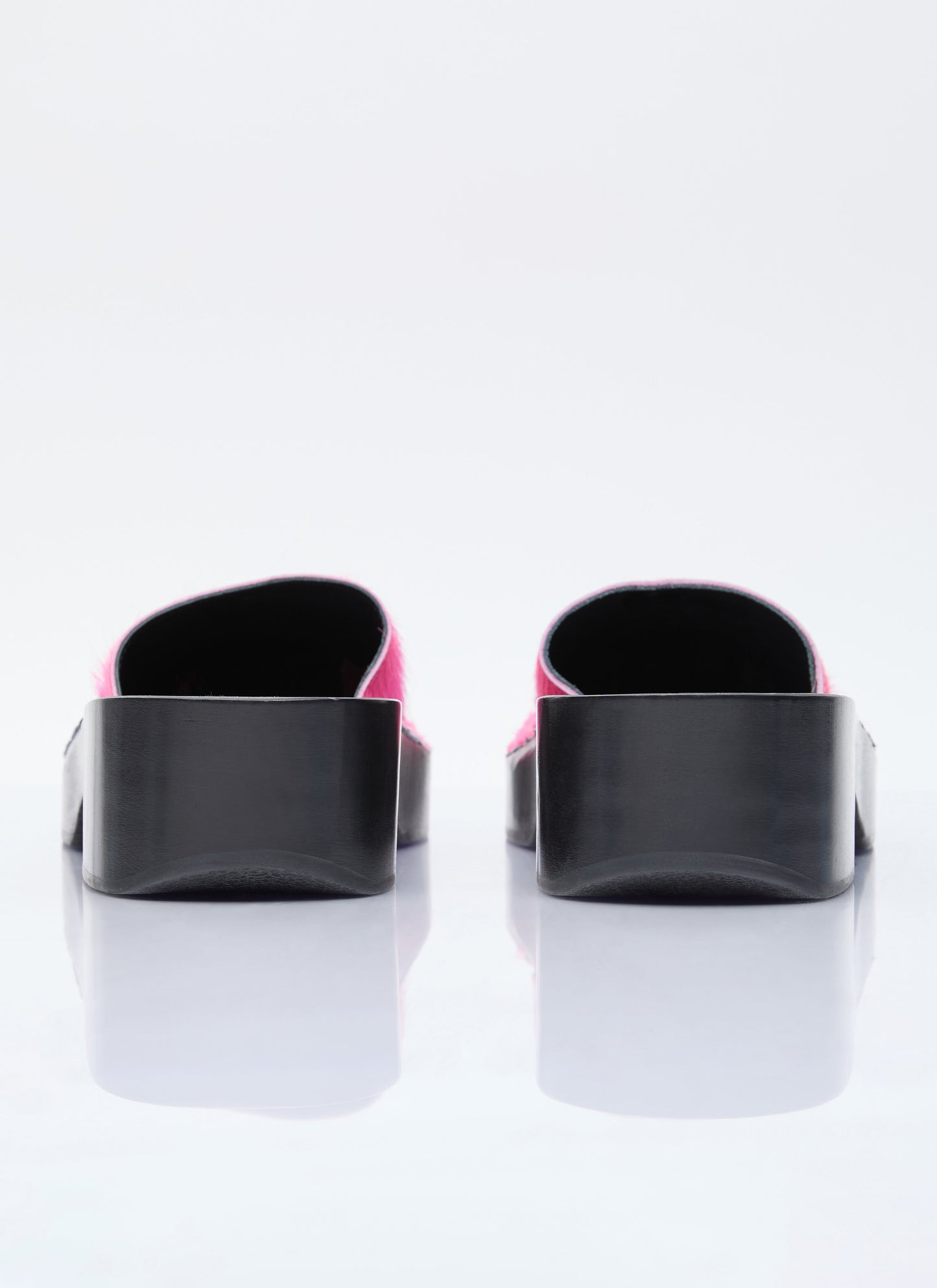 Acne Studios Women Hairy Wood Clogs