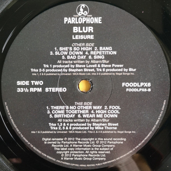 Leisure (VINYL) | Mint (M) Mint (M)