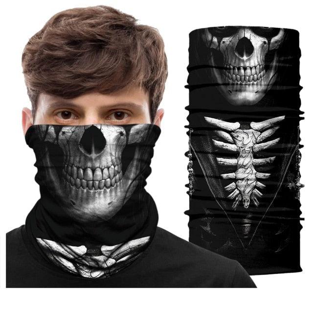 Army Camo Bandana Scarf Skull Balaclava
