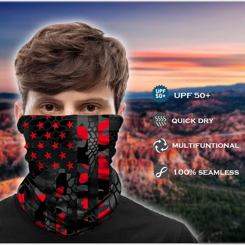 Army Camo Bandana Scarf Skull Balaclava