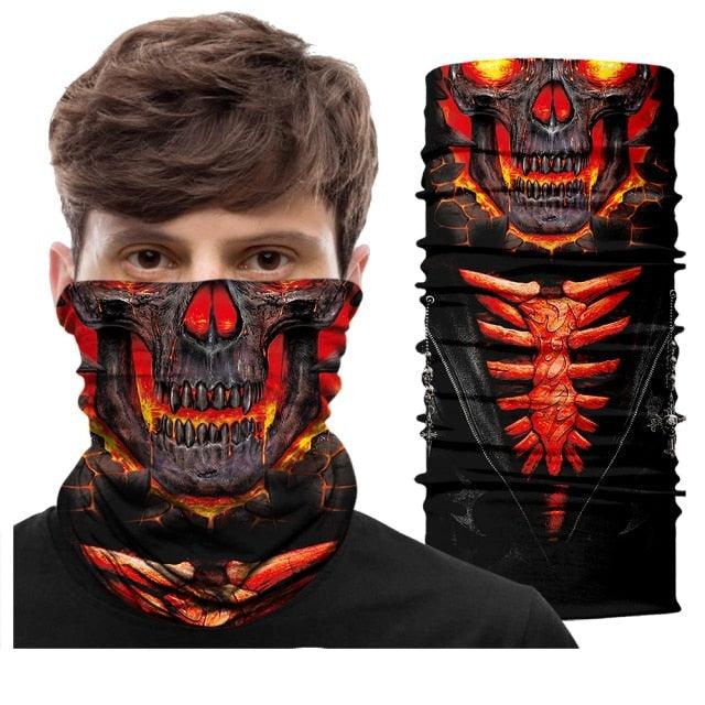 Army Camo Bandana Scarf Skull Balaclava