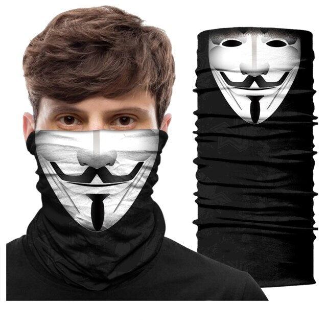 Army Camo Bandana Scarf Skull Balaclava