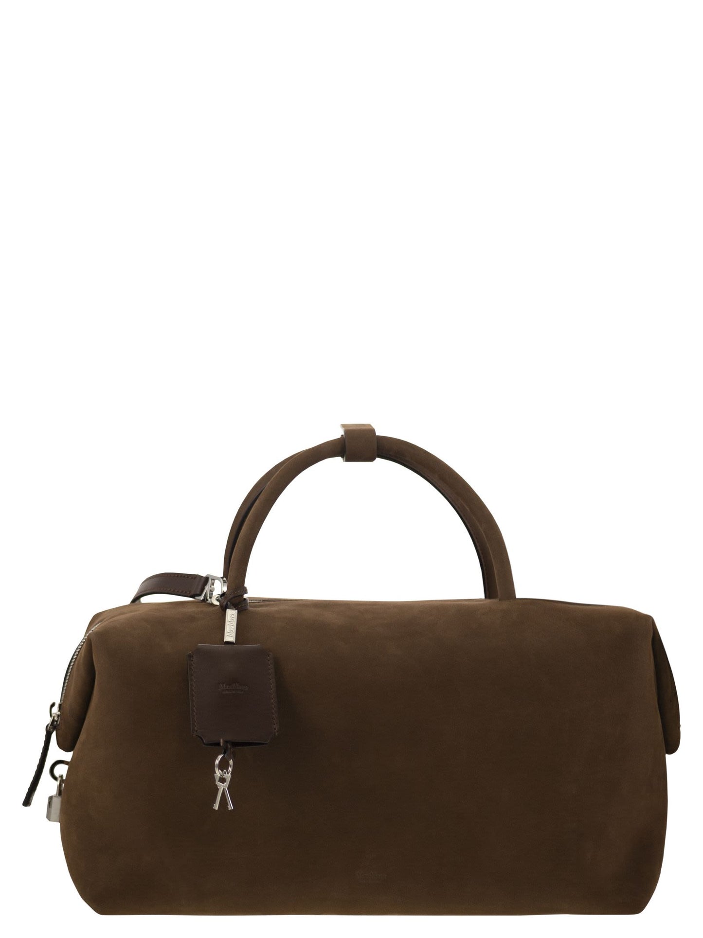 Max Mara Women Holdalllsuede - Large Nubuck Leather Satchel