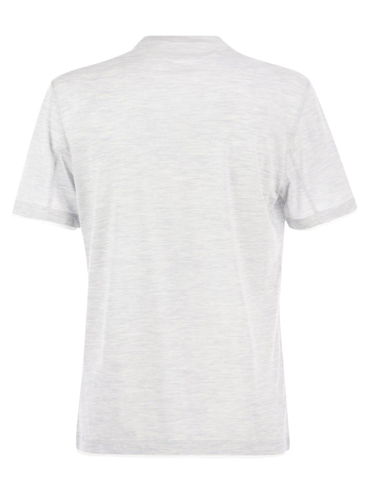 Brunello Cucinelli Men Slim Fit Crew-Neck T-Shirt In Lightweight Cotton Jersey