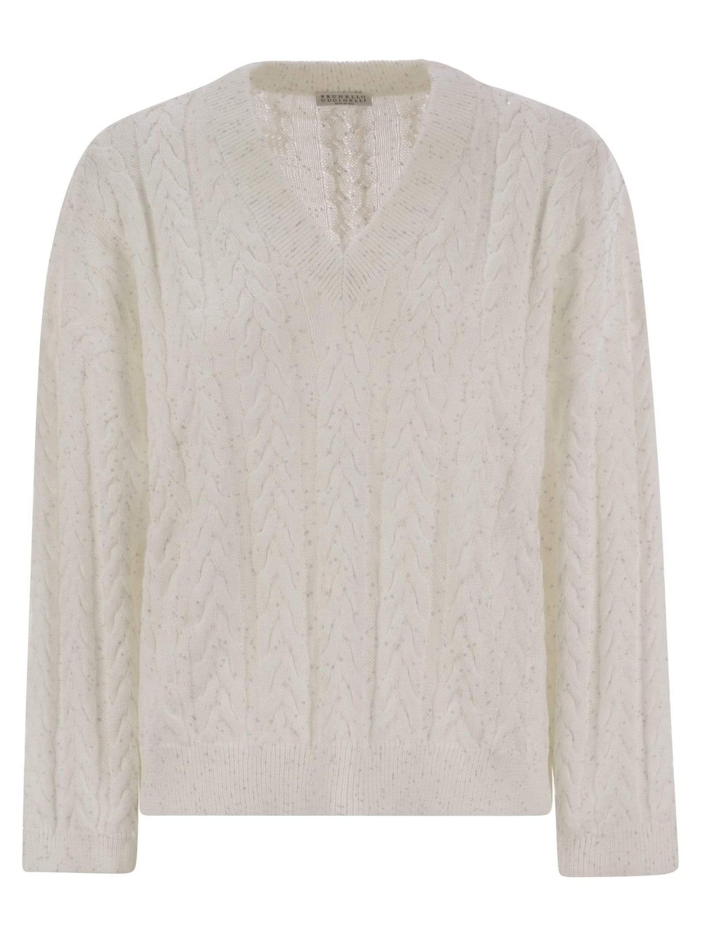 Brunello Cucinelli Women Dazzling Double Cable Cotton Jersey