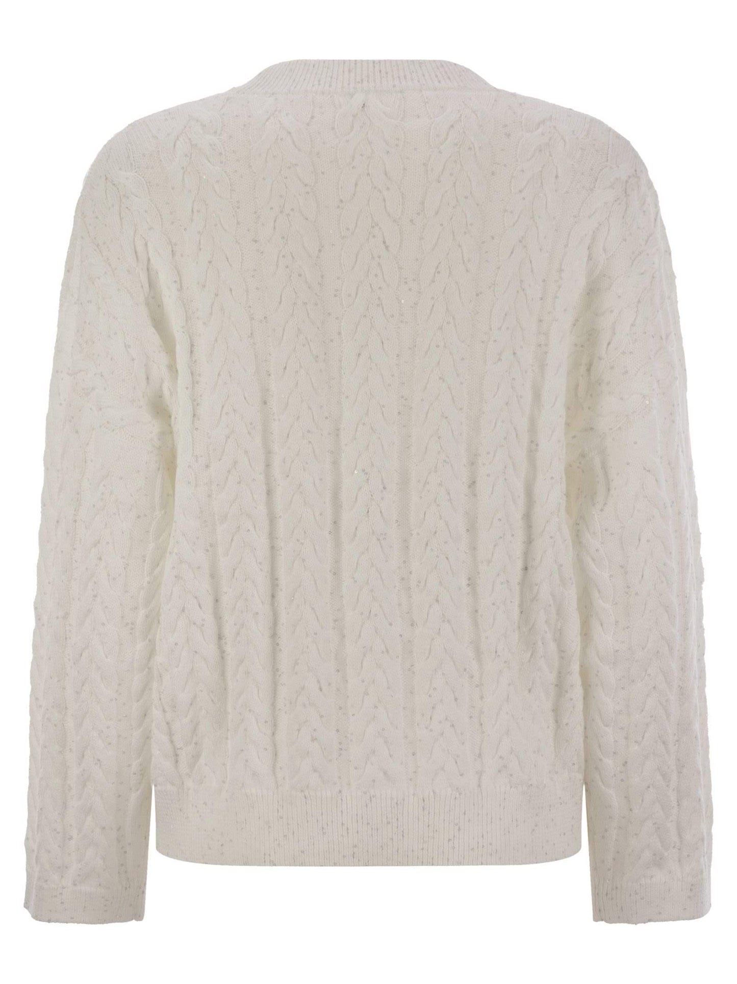 Brunello Cucinelli Women Dazzling Double Cable Cotton Jersey