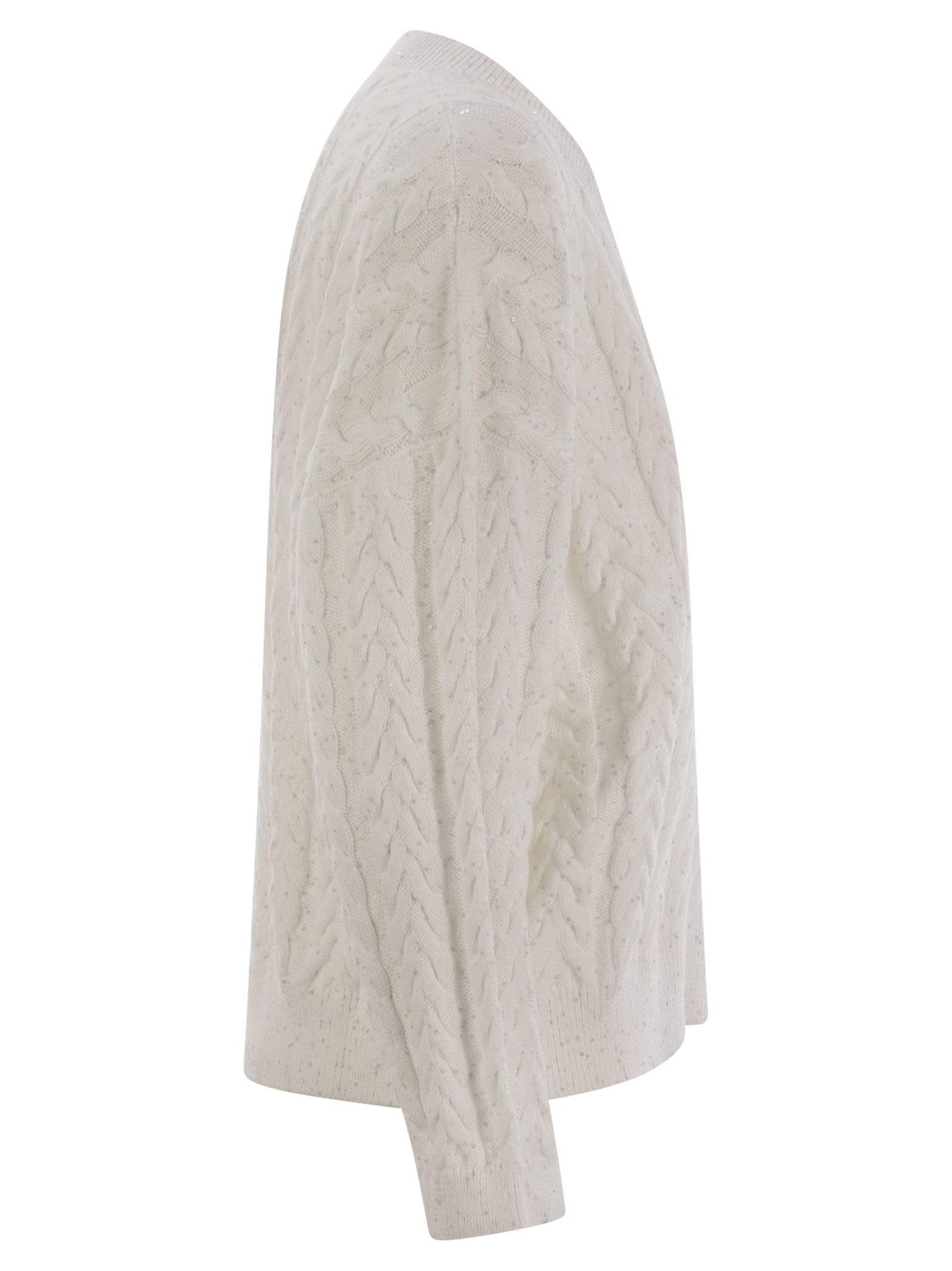 Brunello Cucinelli Women Dazzling Double Cable Cotton Jersey