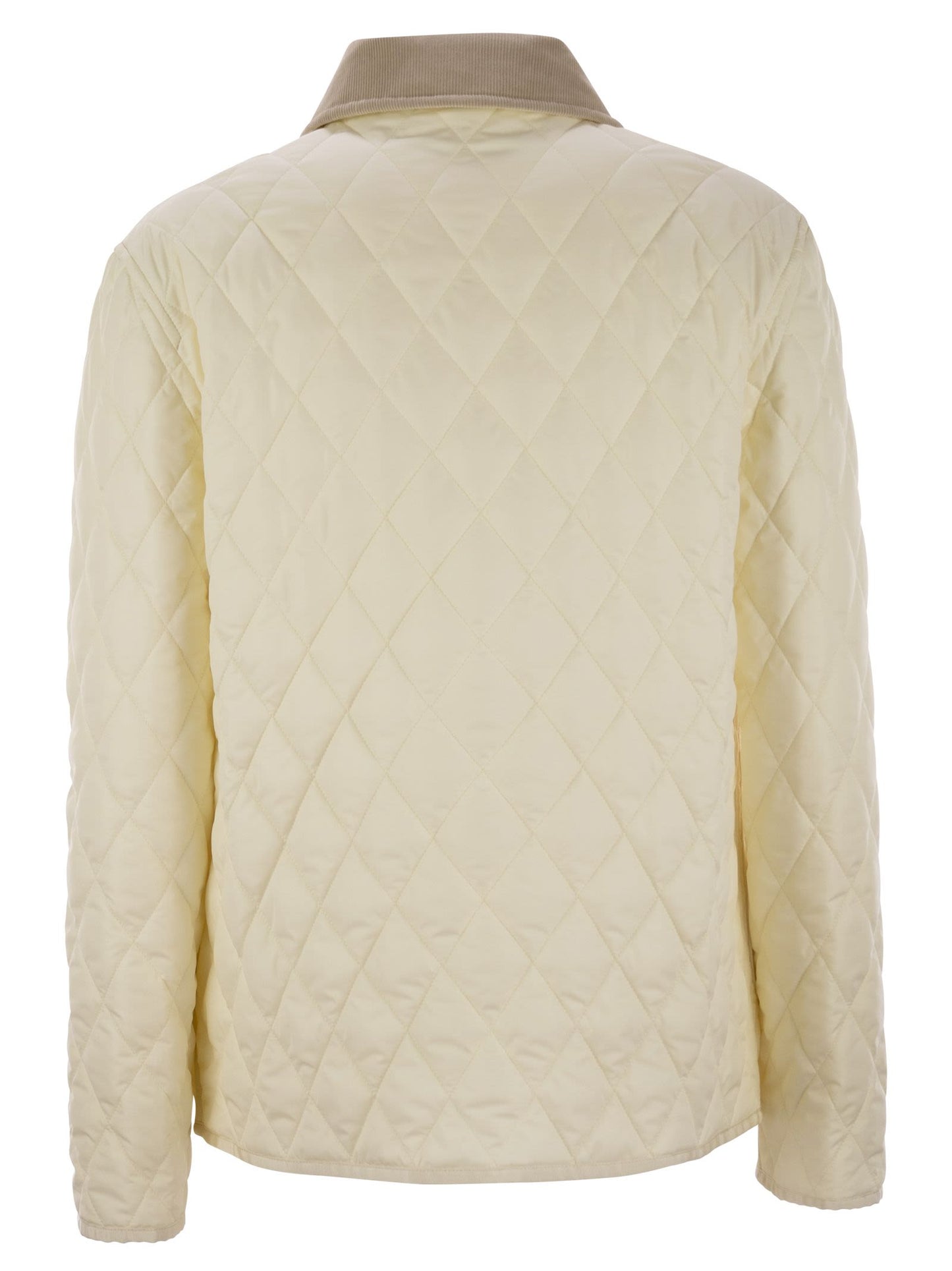 Fay Women Diamond Quilted Nylon Shirt Jacket