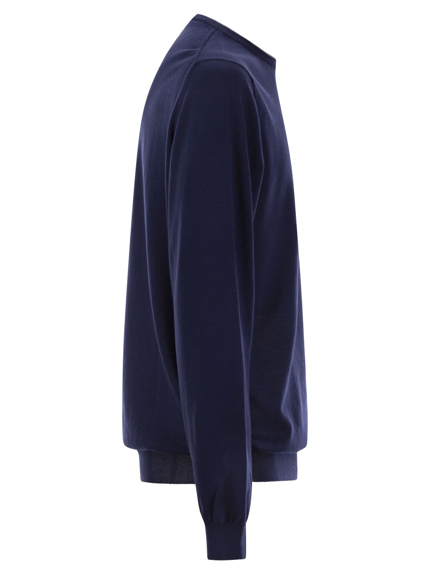Fay Men Cotton Crew-Neck Jumper