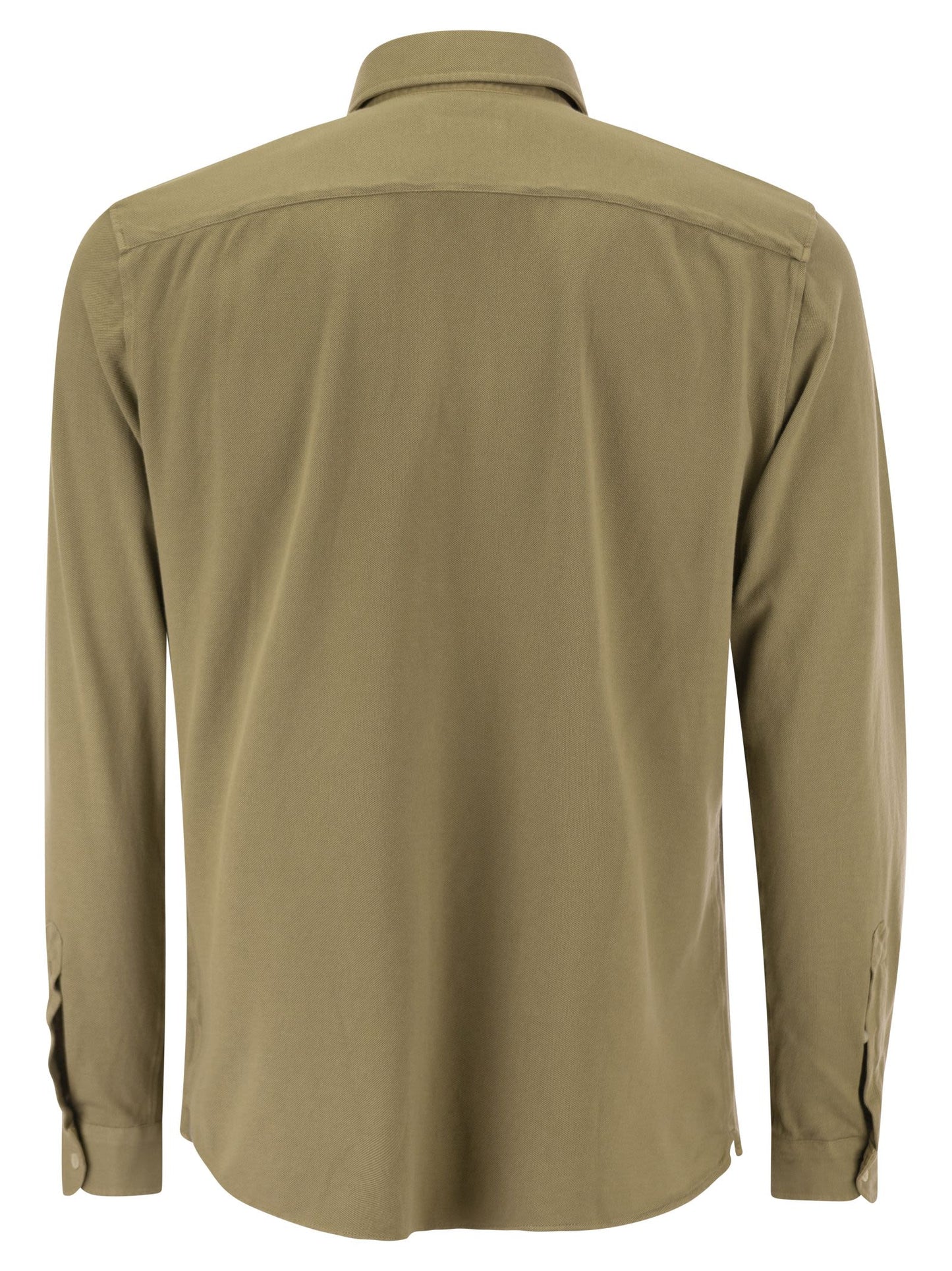 Fay Men Cotton French Collar Shirt
