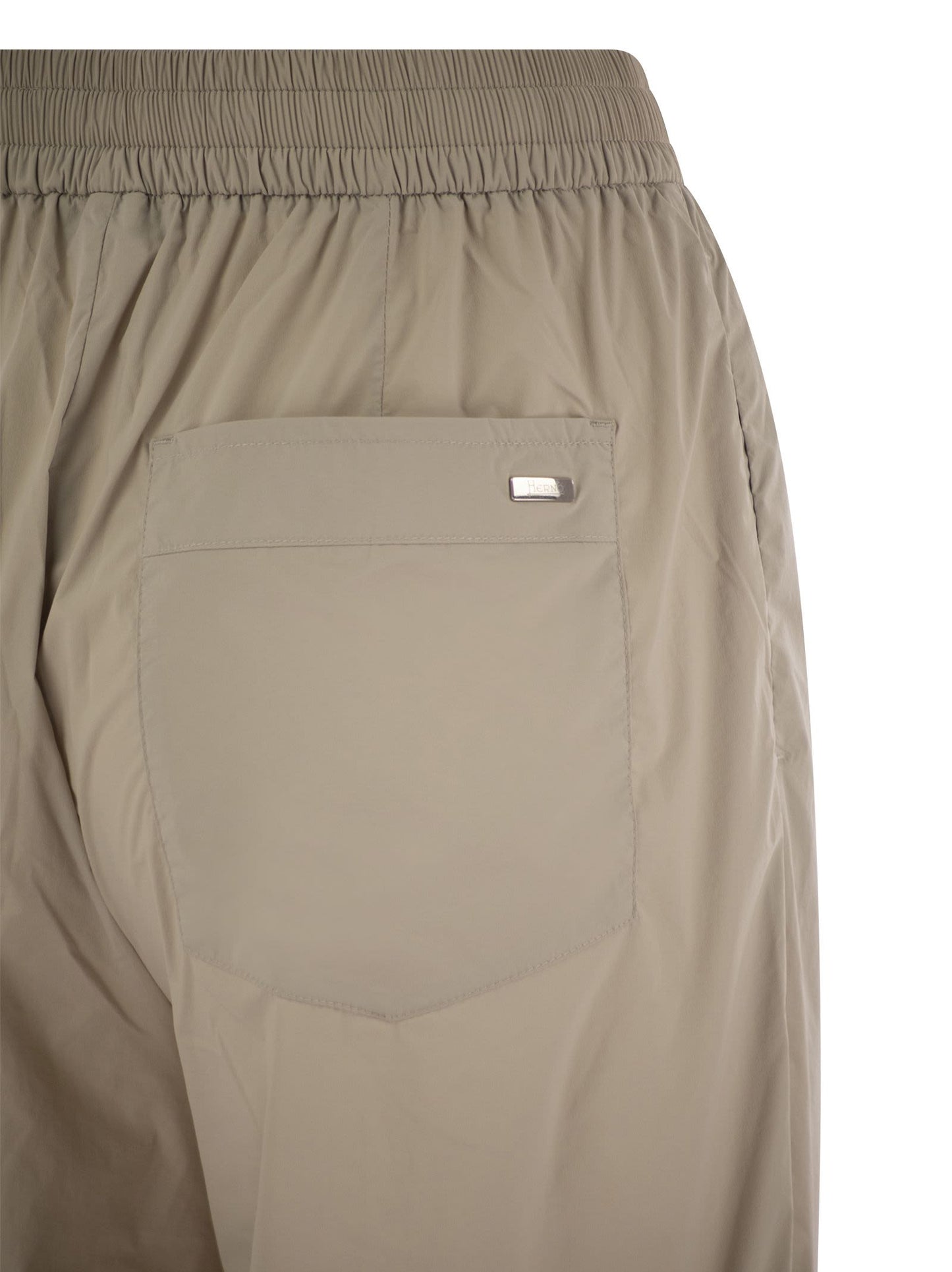 Herno Women Stretch Nylon Trousers