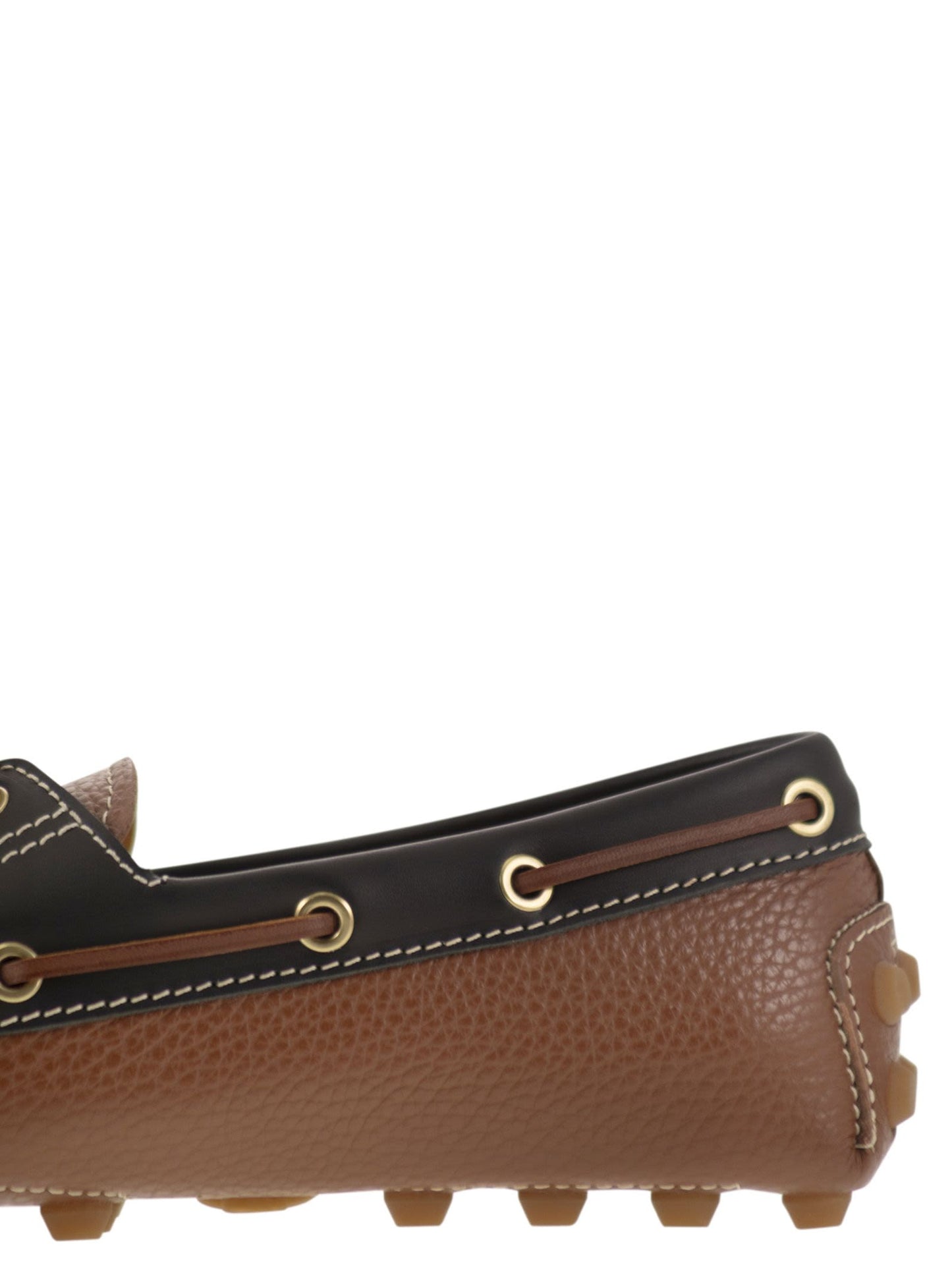 Tod's Women Leather Boat Bubble Grommet