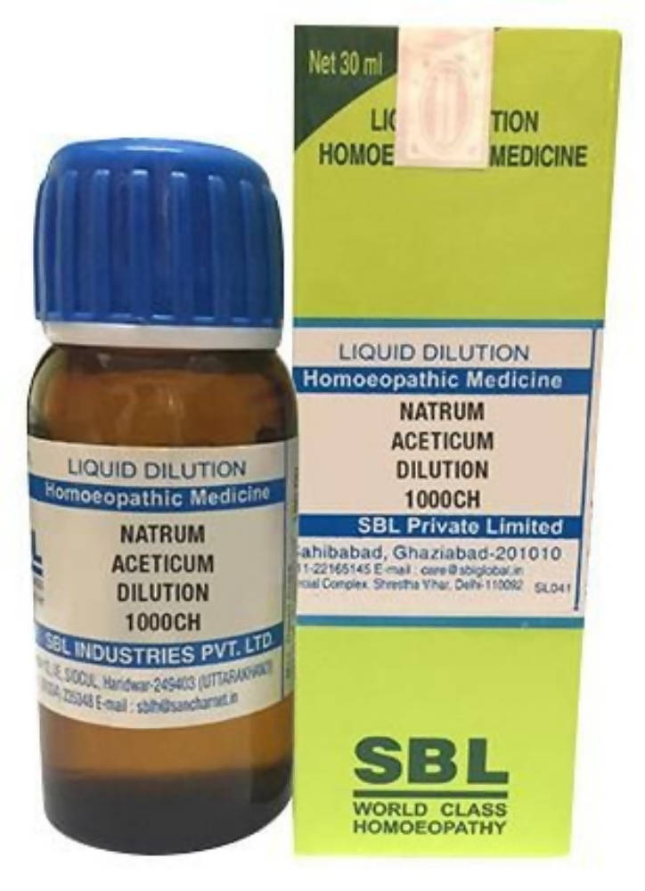 SBL Homeopathy Natrum Aceticum Dilution