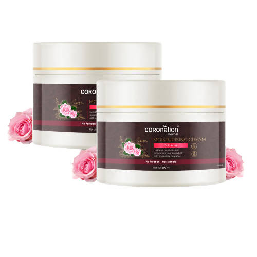 Coronation Herbal Pink Rose Moisturizing Cream