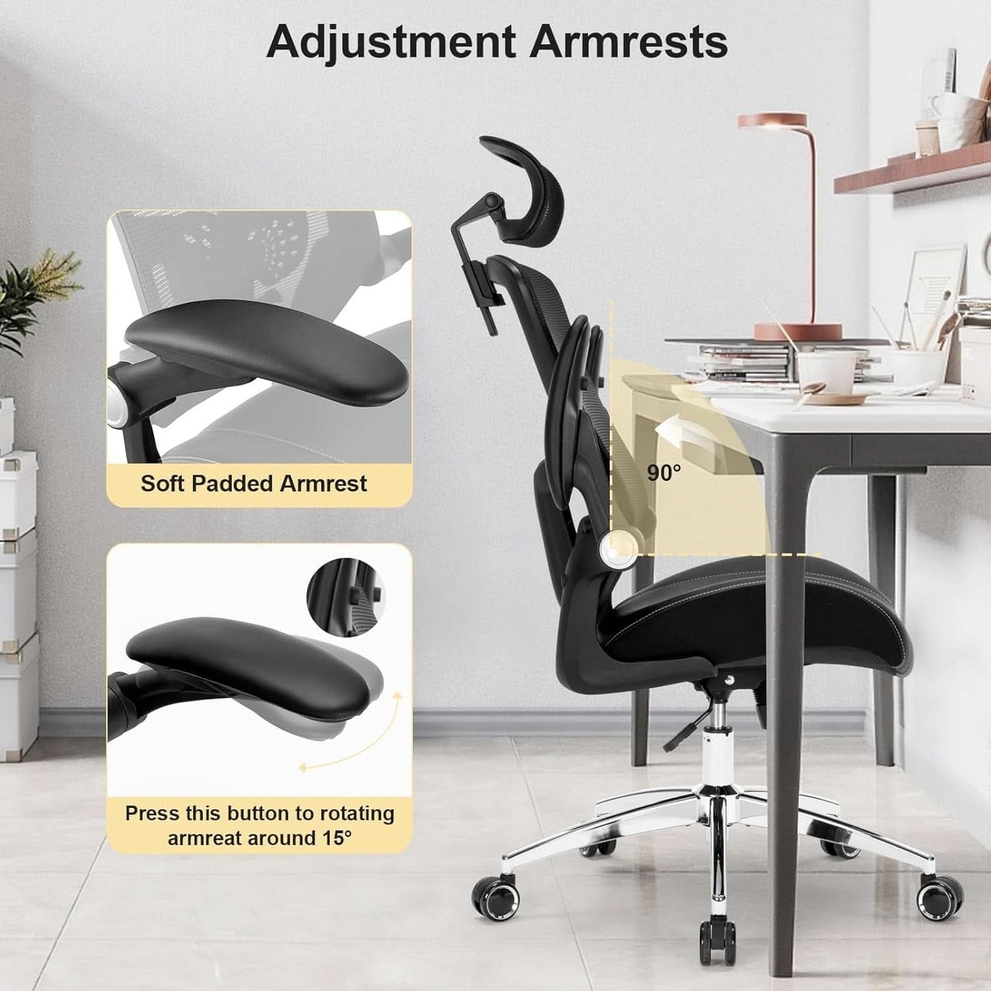 Big And Tall Ergonomic Office Chair 400Lbs Heavy Duty