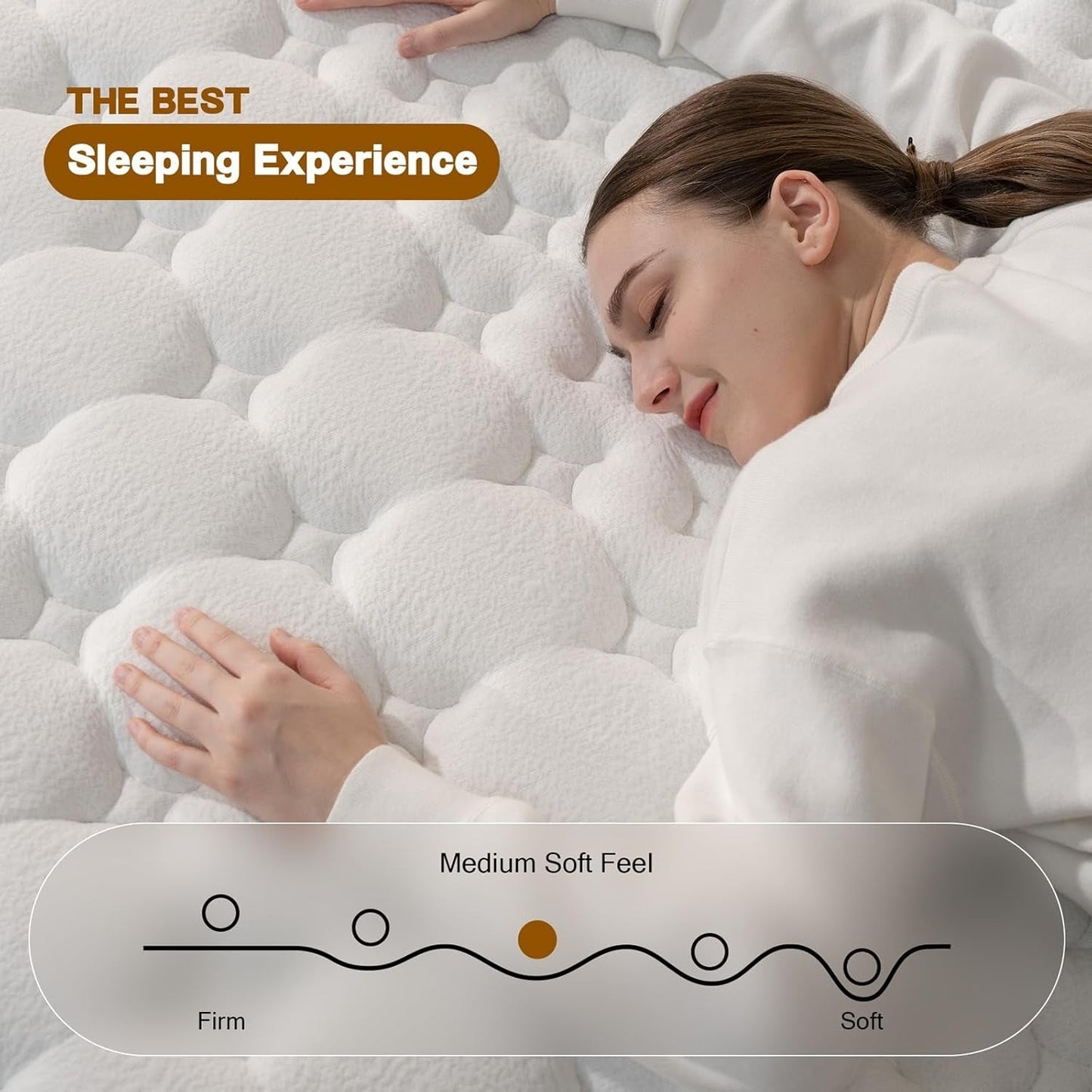 Full Size 12 Inch Hybrid Mattress With Memory Foam