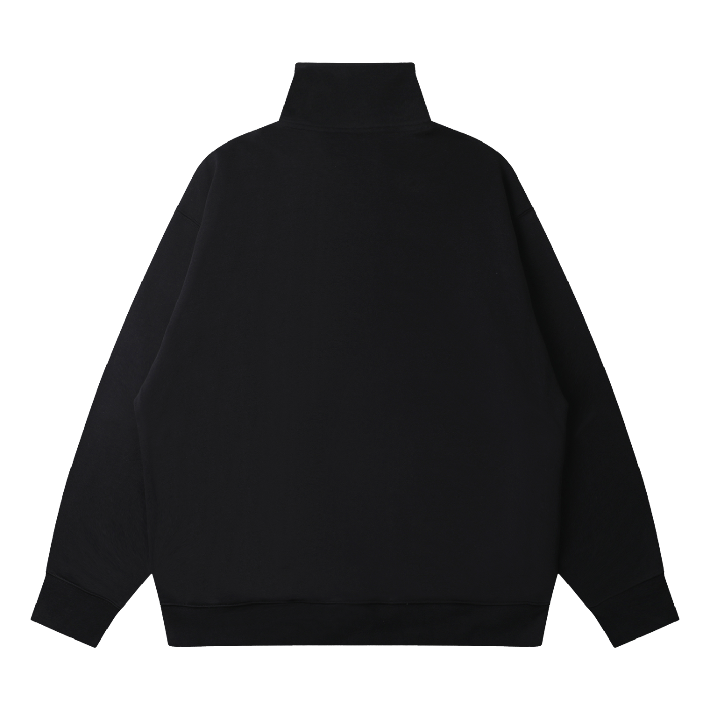 QE Radio Quarter-Zip Drop Shoulder Sweatshirt