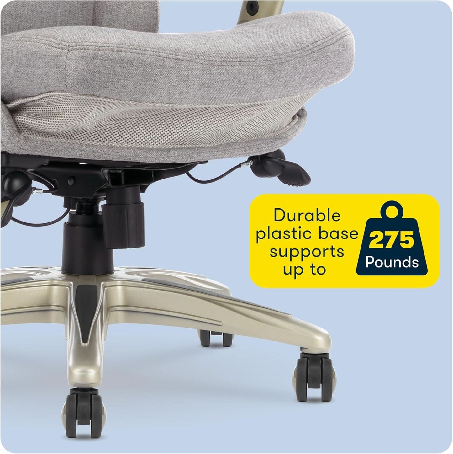 Ergonomic Executive Office Chair With Motion Technology Gray