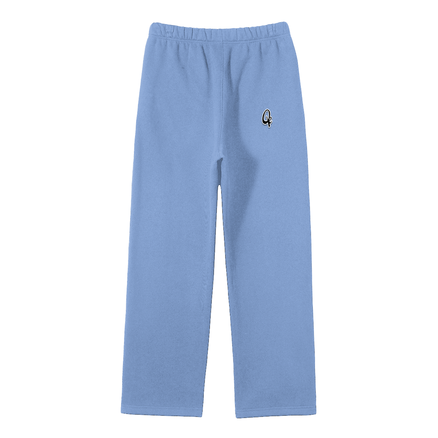 QE Unisex Solid Color Fleece Straight Leg Pants