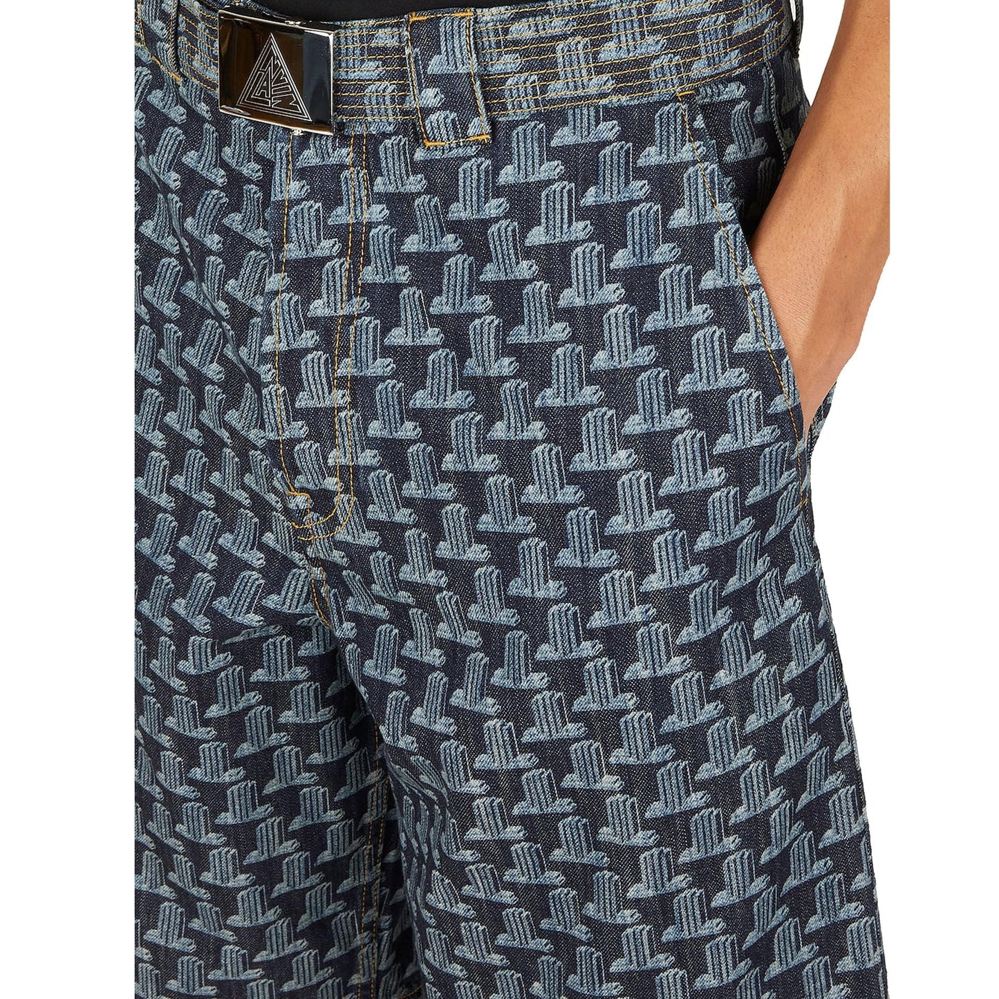 Lanvin Column Monogram Shorts Men