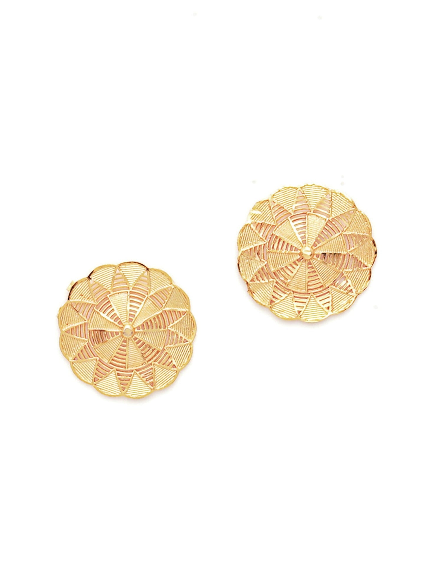 Golden Earrings (Gold) - Ruby Raang