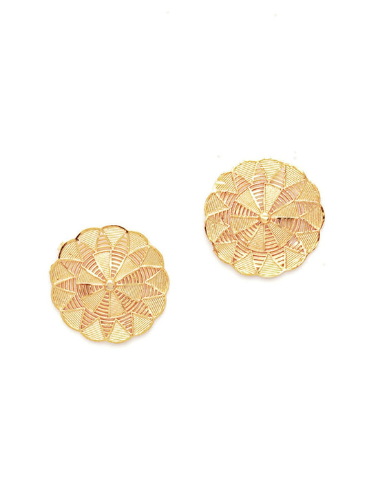 Golden Earrings (Gold) - Ruby Raang