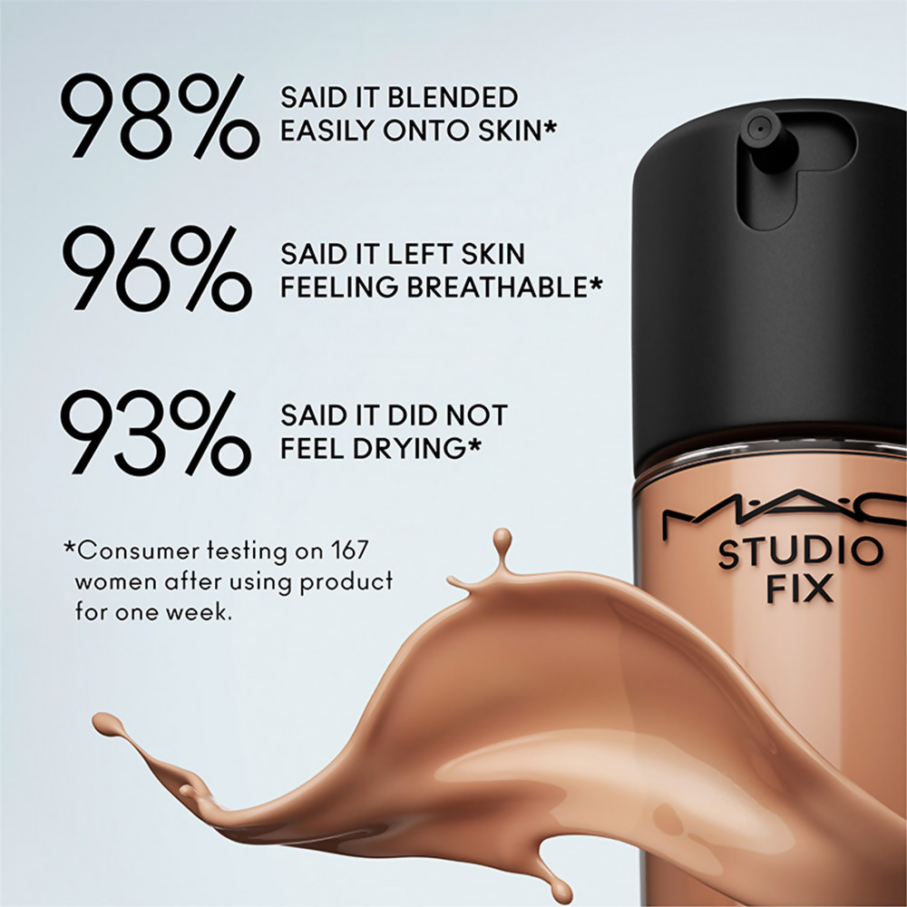 M.A.C Studio Fix Fluid SPF 15 Mini Soft Matte Foundation With Hyaluronic Acid - NC30