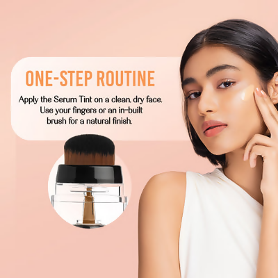 LoveChild By Masaba Gupta Skip Everything Blurring Serum Skin Tint - Tough Toffee