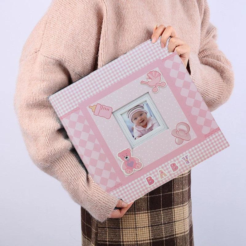 Baby Growth Commemorative Album Kindergarten Graduation Gift Postcard Storage Birthday 6-inch Photo Album 200 Sheets  Home Decor House Decoration DIY Memorable Gifts For Loved Ones
