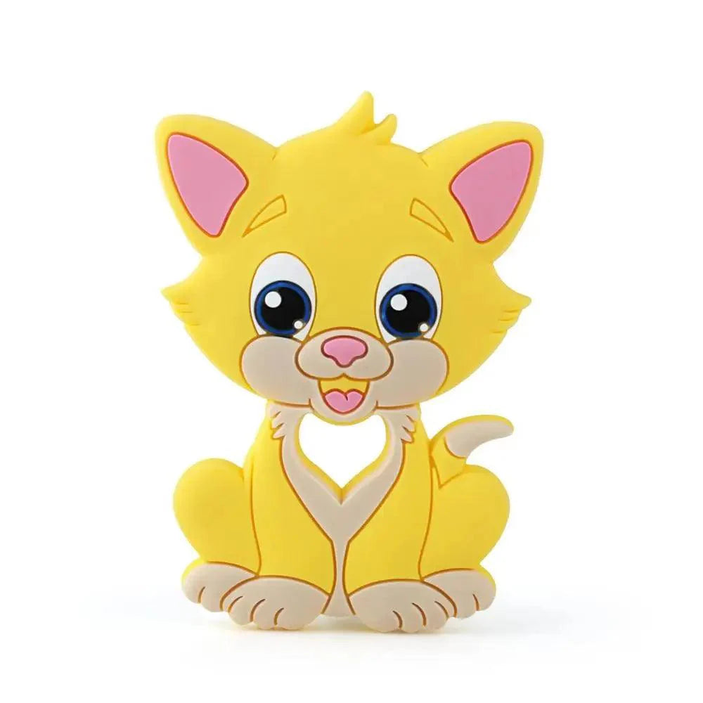 Baby Silicone Teethers BPA Free Teething Toy Animals Koala Bear Dog Teether Silicone Beads