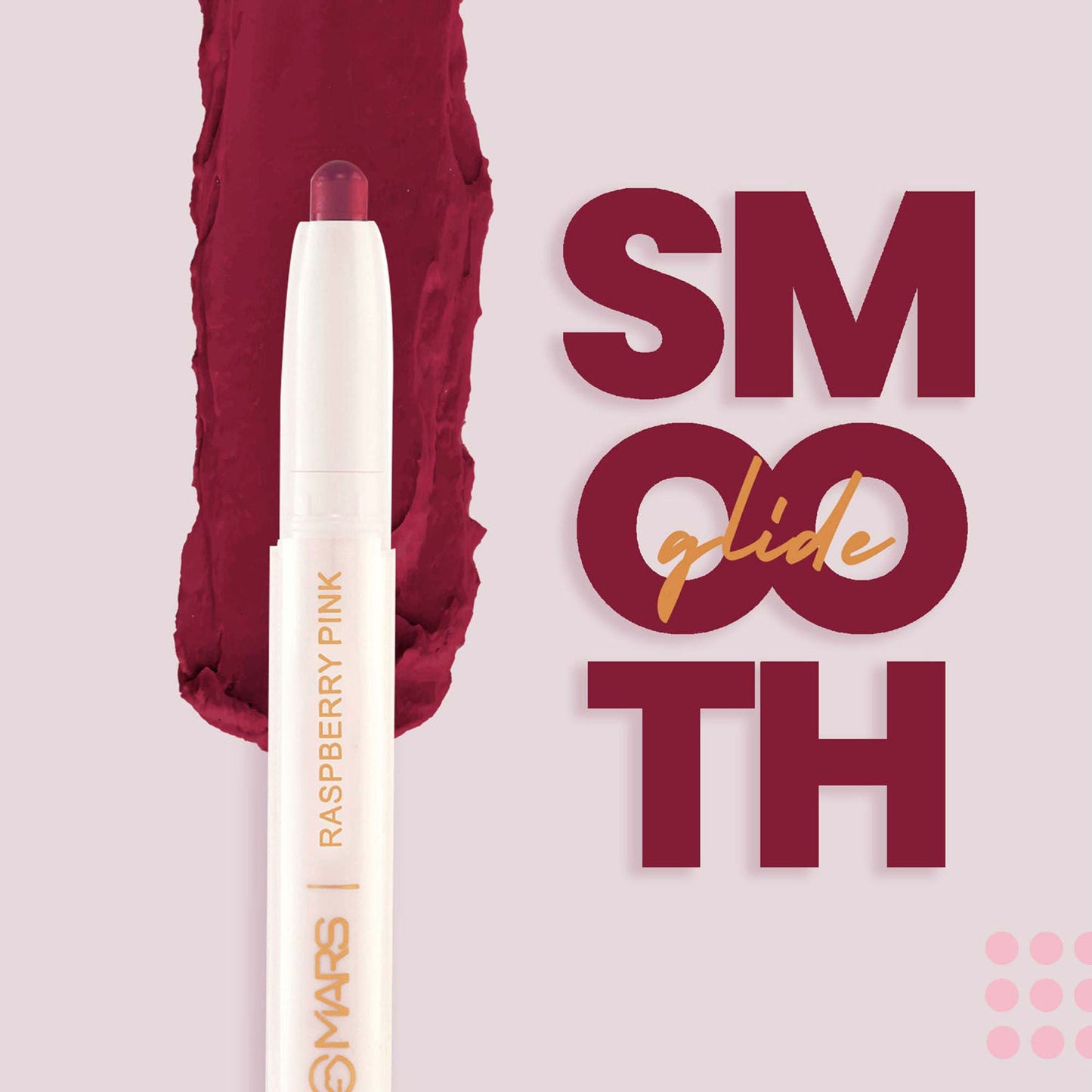 MARS Cosmetics Retractable Poppins Lipstick - Striking Magenta - 23