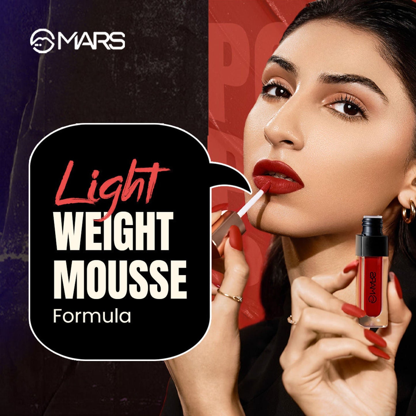 MARS Cosmetics Popstar Non Drying Liquid Mousse Lipstick - 15 Spinning Star