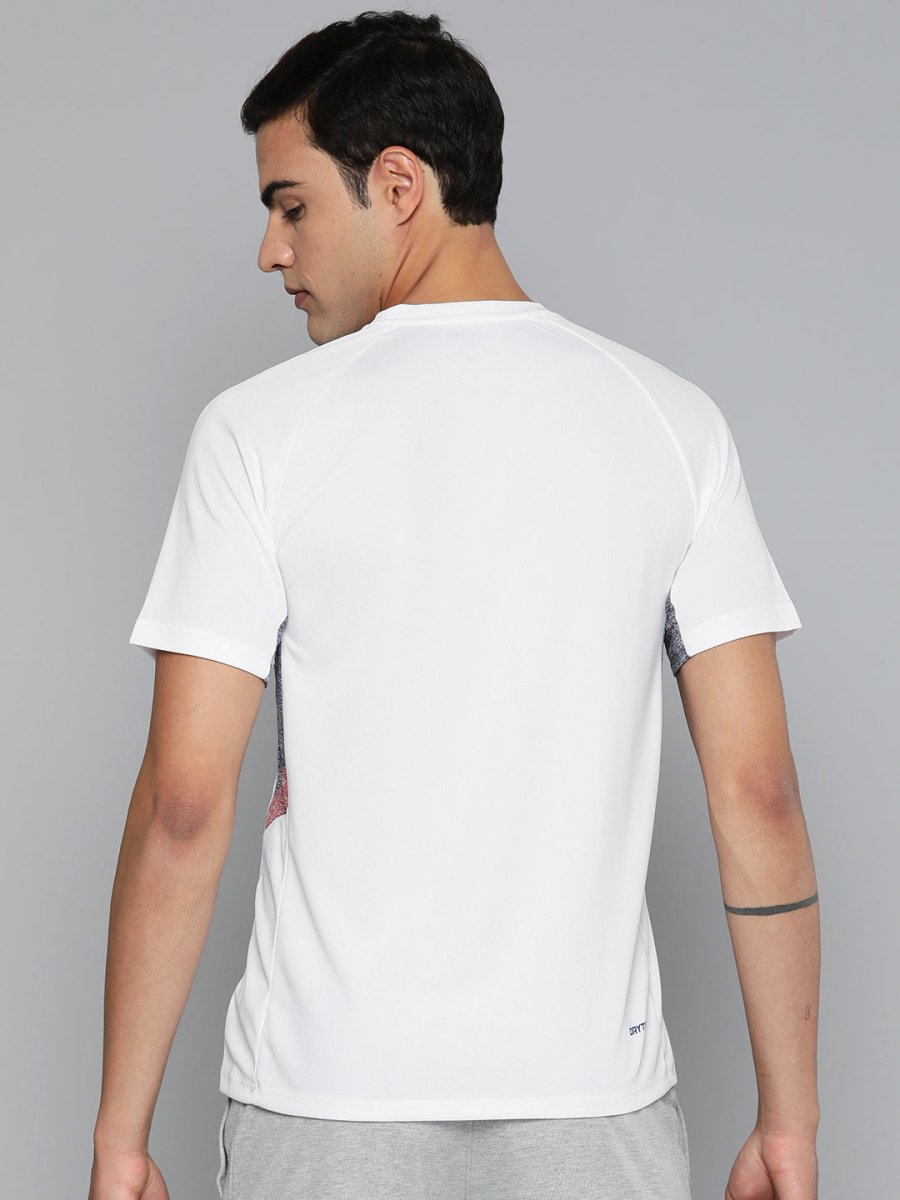 Alcis Men Colourblocked Dry Tech Slim Fit Sports T-shirt