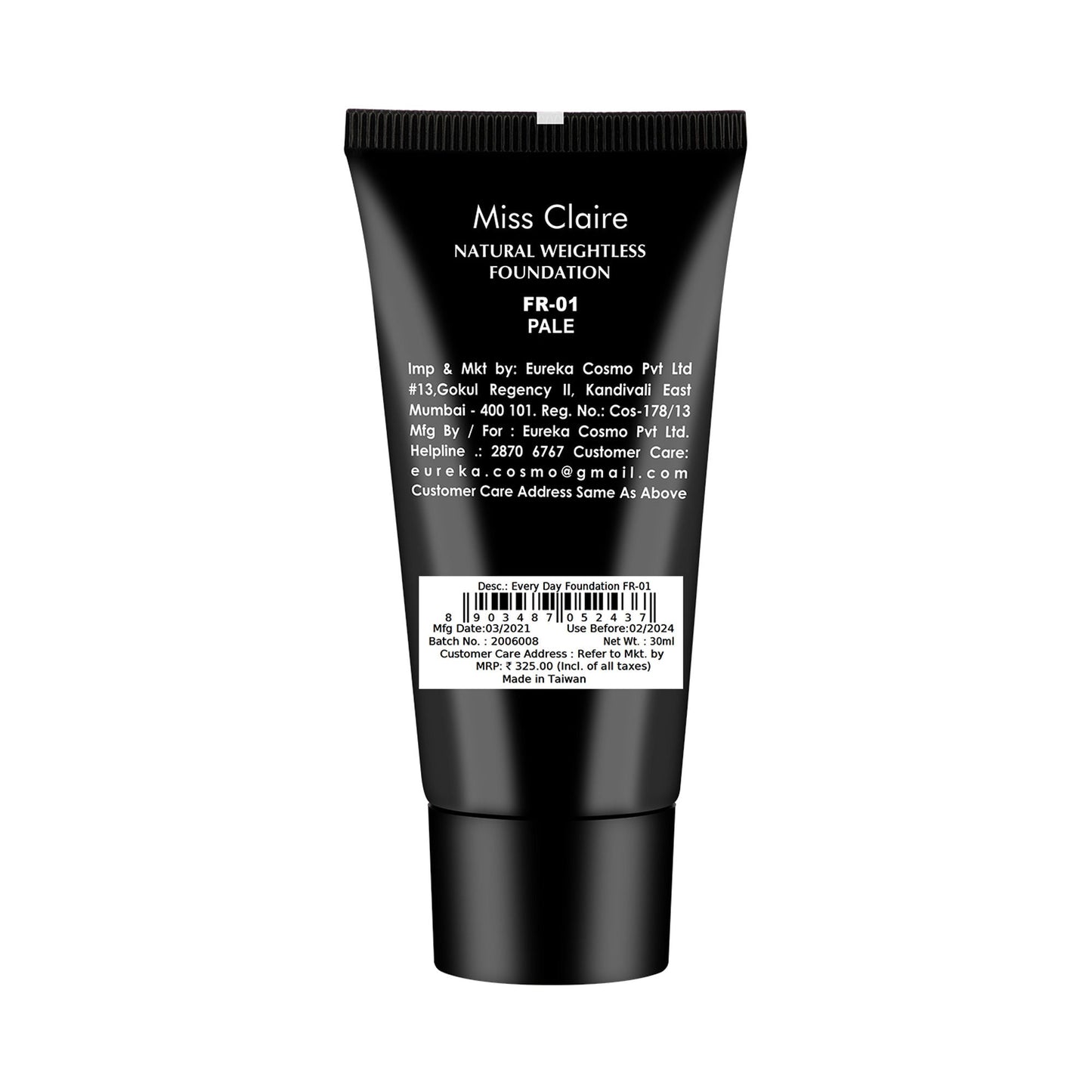 Miss Claire Everyday Foundation - Fr-01 Pale