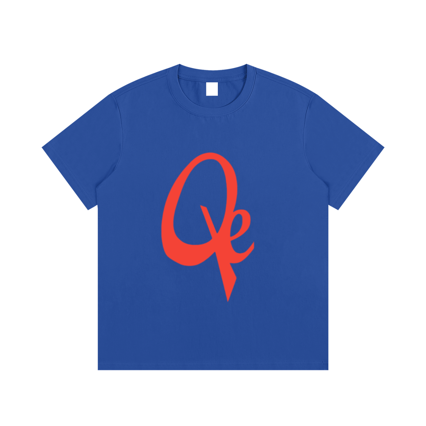 QE Orange Logo Essential Cotton T-Shirt