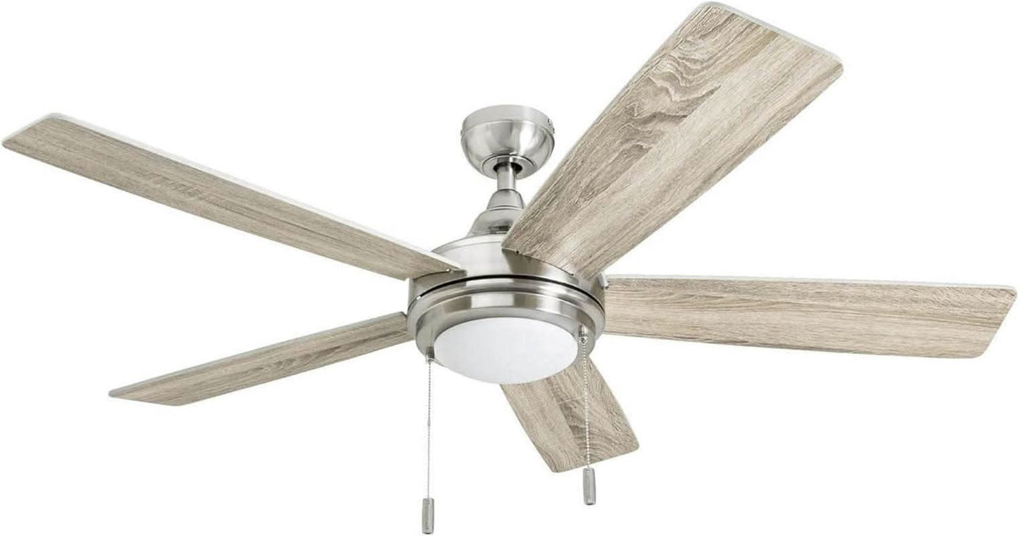 Ventnor 52 Inch Indoor Ceiling Fan LED Light For Rooms