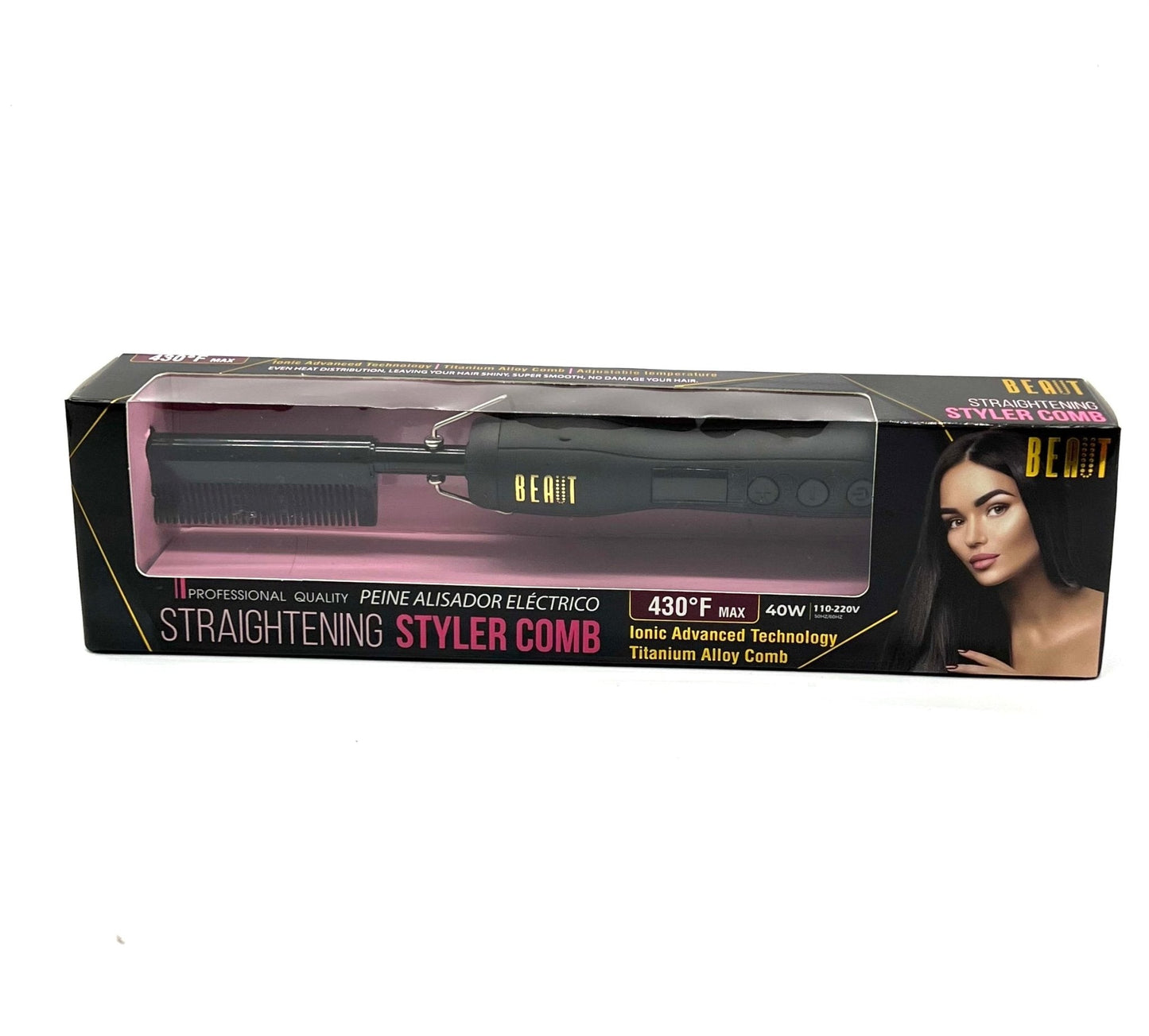 BEAUT  Straightening Styler Comb 430 °F max