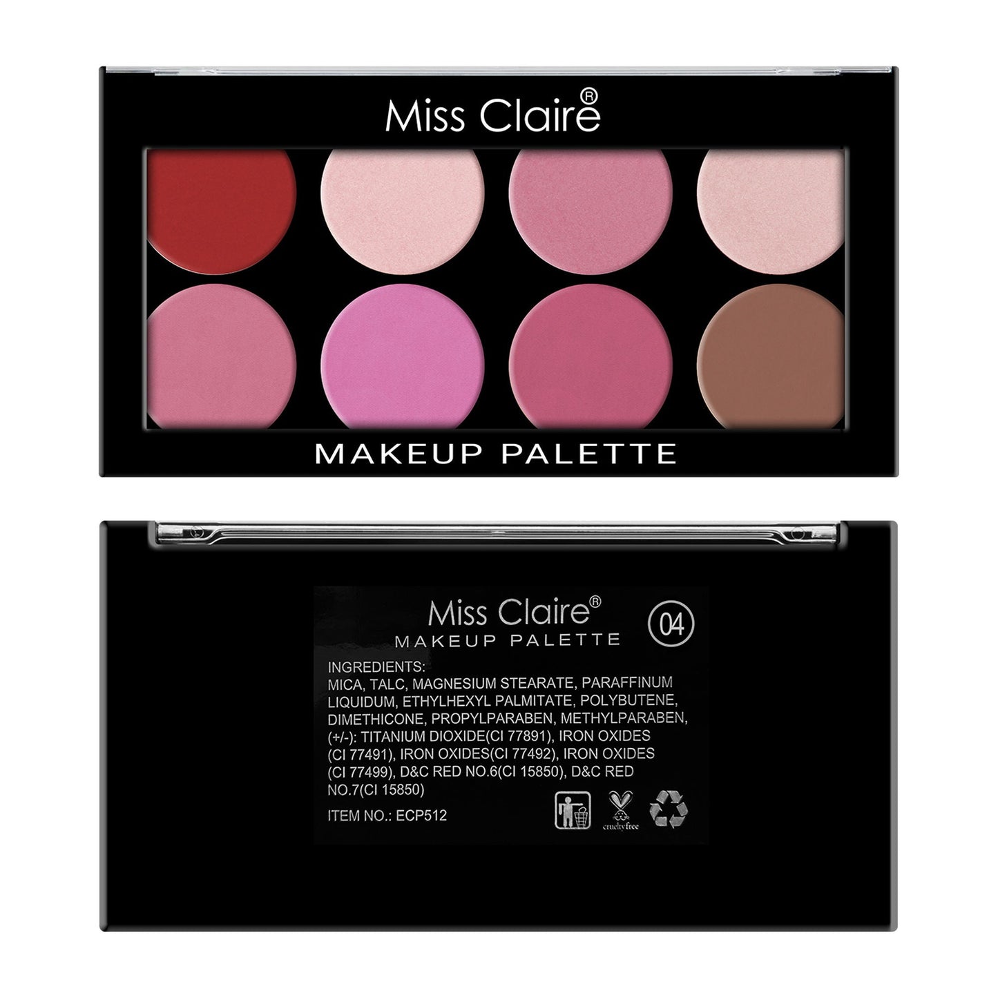 Miss Claire Makeup Palette - 4