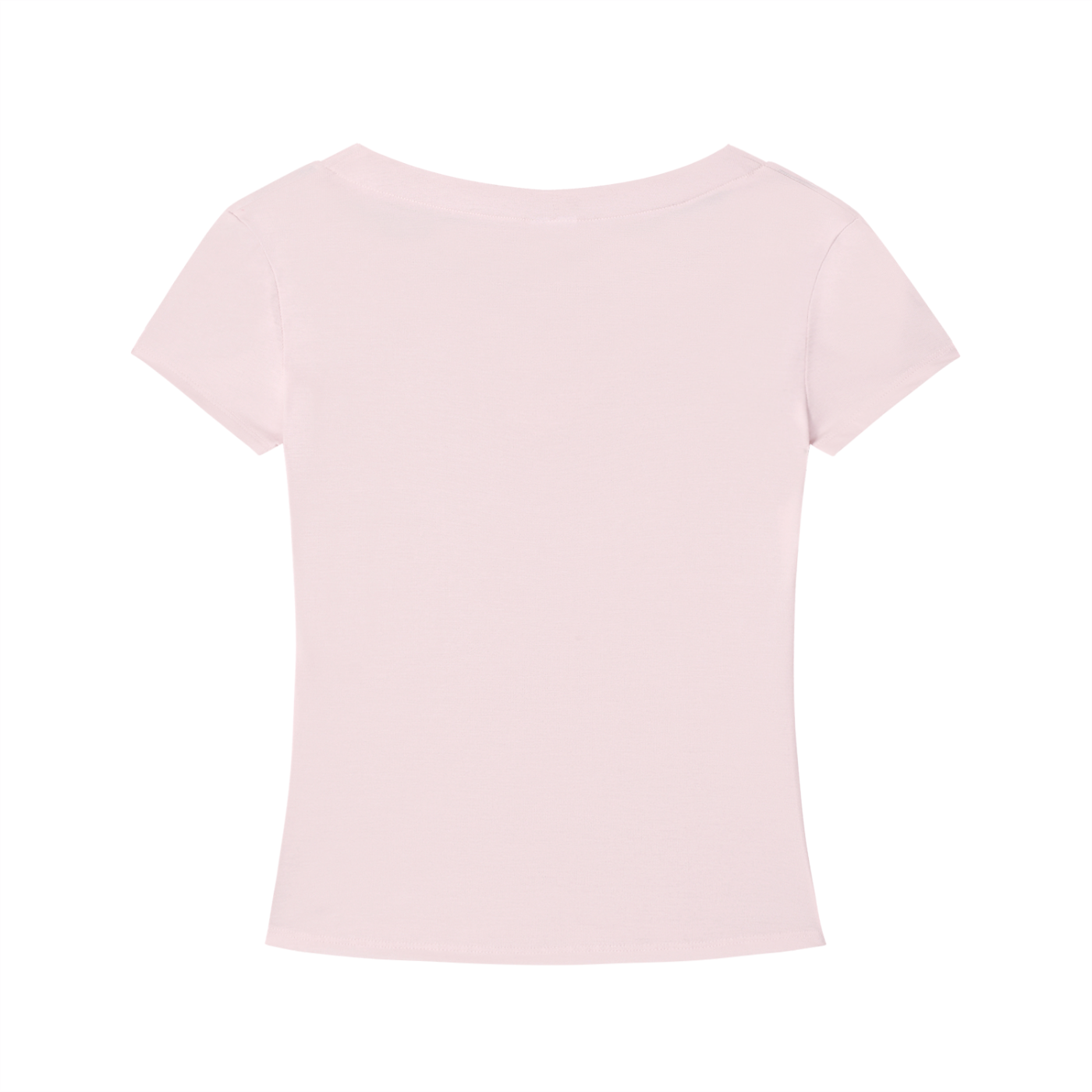 QE Muffins Tencel Slim Fit V-Neck T-Shirt