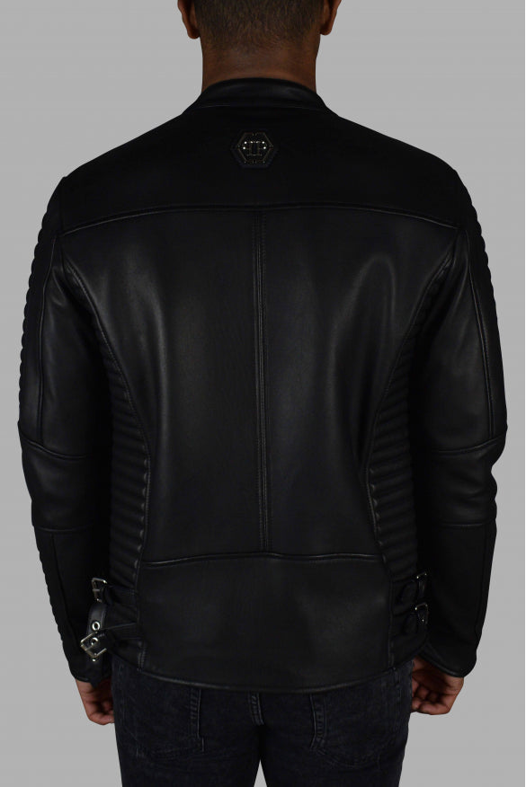 Philipp Plein Men Biker Jacket