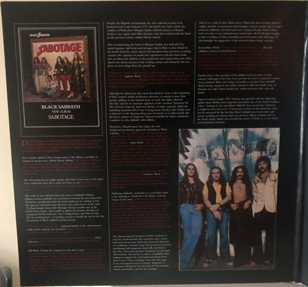 Sabotage (VINYL) | Mint (M) Mint (M)