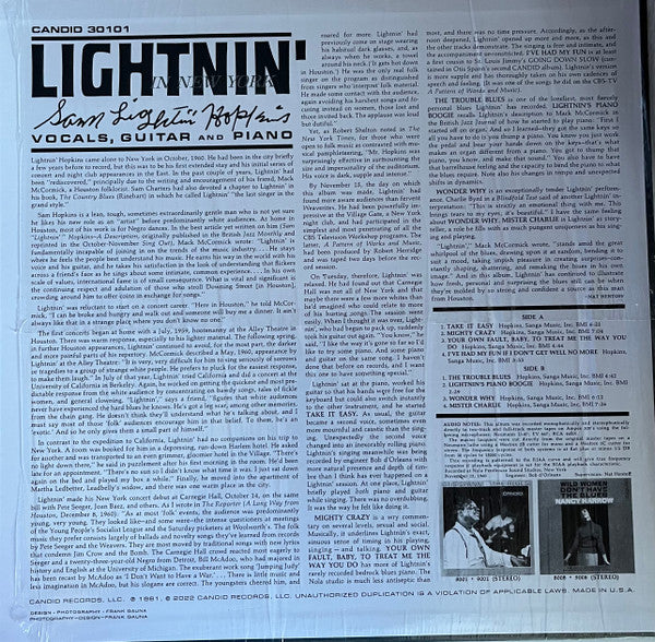 Lightnin' In New York | Mint (M) Mint (M)