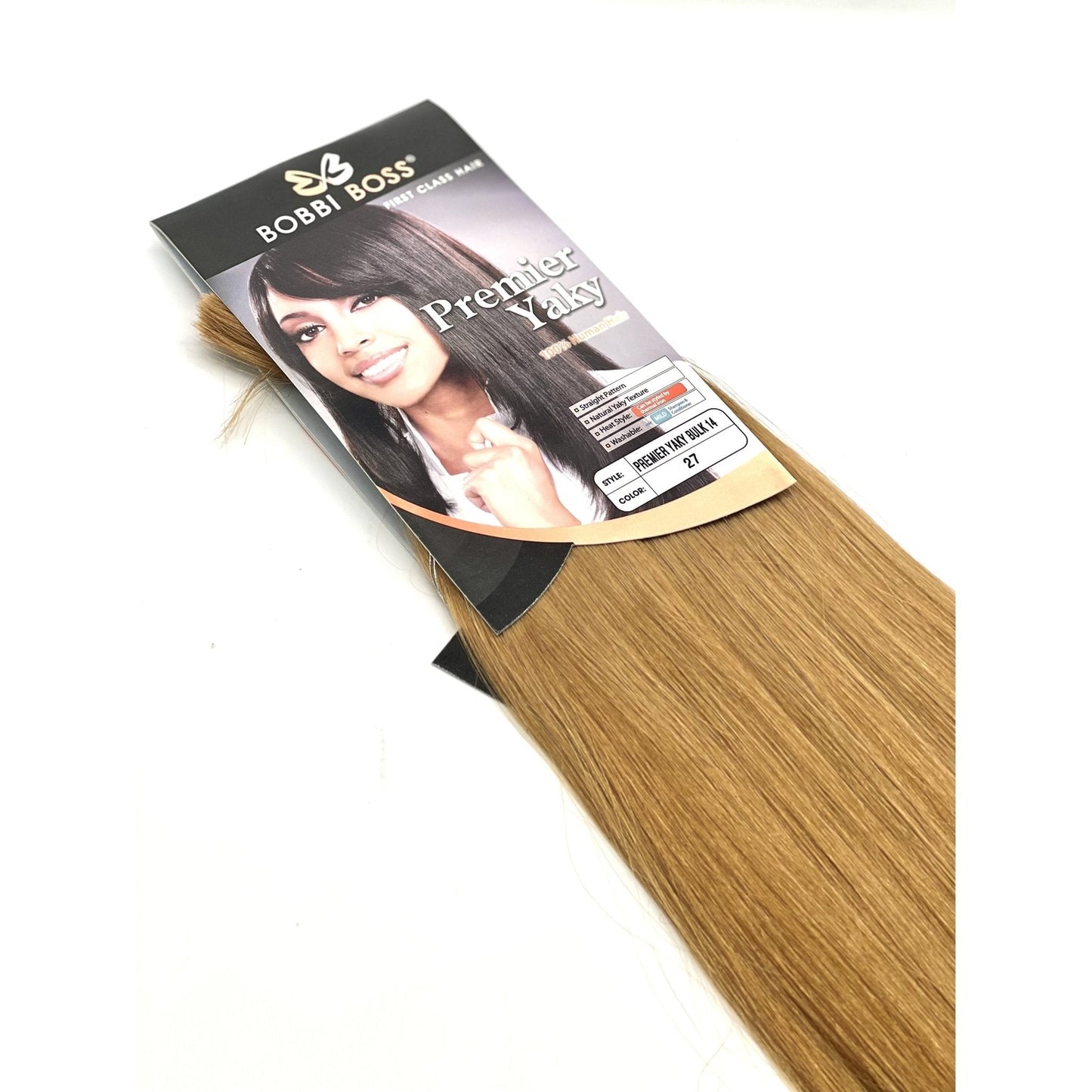 BOBBI BOSS 100% HUMAN HAIR PREMIER YAKY 14''